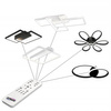 Lampa sufitowa PLAFON LED żyrandol GALAXIS ARIES 54W 3000K-6500K czarny + pilot