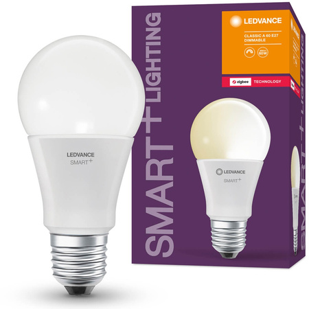Żarówka LED E27 A60 9W 806lm 2700K Ciepła LEDVANCE SMART+ ZigBee Ściemnialna