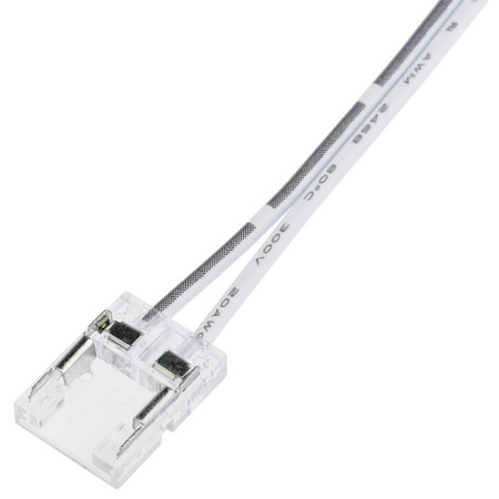 Złączka do Taśm LED COB 10 mm 1-stronna z przewodem 150mm
