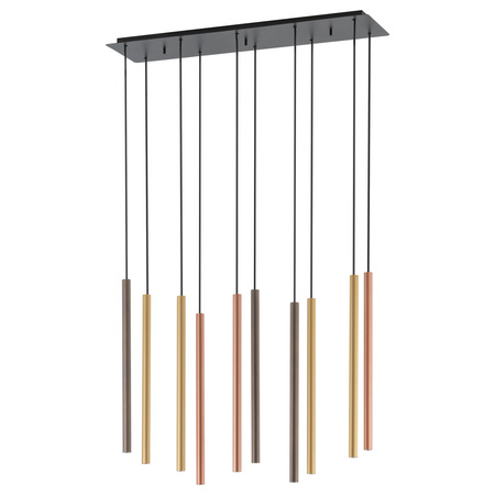 Lampa Sufitowa Wisząca 10x G9 Złota Nowoczesna LASER 490 10705 Nowodvorski