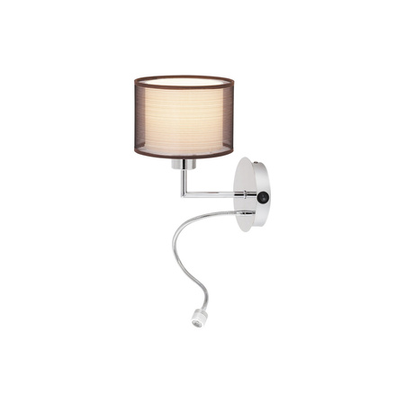 Kinkiet Ścienny Lampa LED E27 60W 85lm 4000K Chrom Klasyczny Anastasia 2629 Rabalux