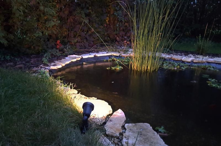 Lampa Ogrodowa Zewnętrzna Stojąca REFLEKTOR Prit LK4001-15A GU10 34,8cm Su-Ma