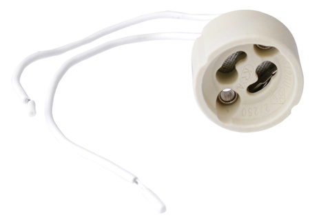 Zestaw Oprawa HALOGENOWA Tuba Spot Ruchoma MIDI GU10 Okrągła Biała 20mm + LED GU10 6W 3000K LUMILED