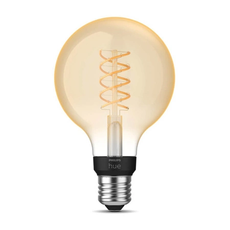 Żarówka LED Globe E27 G95 7,2W 2100K Ciepła Filament PHILIPS HUE White Bluetooth Zigbee