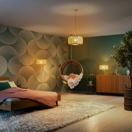 Lampa Podłogowa Oprawa Stojąca Dekoracyjna E27 Beżowy Decor Ledvance