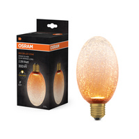 Żarówka LED E27 Owalna Mroźna 3.5W 300lm 2700K Ciepła Dekoracyjna Pomarańczowa Osram