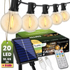 Girlanda Solarna Ogrodowa 20x LED Ozdobne Kuleczki 10,55m 2700K Ciepła + Pilot CALLIS2 LUMILED