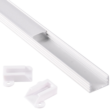 Profil Aluminiowy Osłona do Taśm Pasków LED Biała 1m Sanico Goldlux