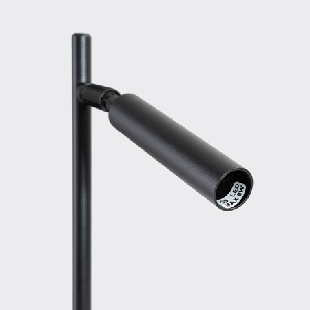 Lampa Biurkowa Stojąca Stołowa Nocna Szkolna 1x G9 Czarna Pastelo Ocean Green SL.1469 Sollux