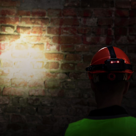 Latarka Czołowa LED Akumulatorowa 1200 lm SST40 + Sensor Ruchu IP44 6 Trybów Pracy VA0103 Vayox