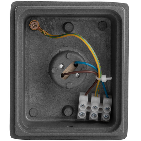 Kinkiet Ogrodowy Elewacyjny LED G9 Regulowany Okrągły Góra Dół Grafit PYXIS LUMILED