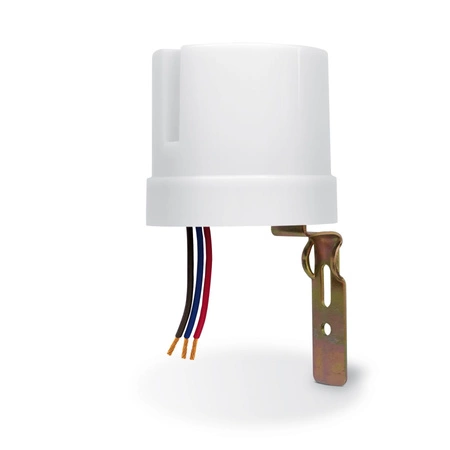 Czujnik Zmierzchu Światła Fotometryczny Zewnętrzny 25A Biały IP44 VL-SN03 Videx