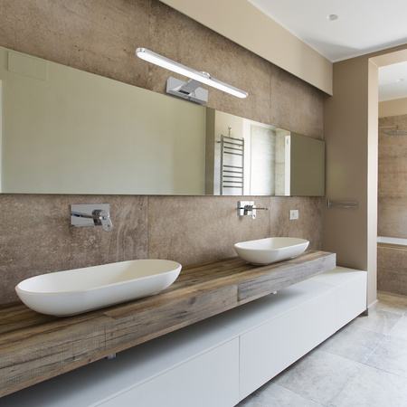 Lampa Ścienna Kinkiet SPLASH Chrom 40cm 8W LED Milagro