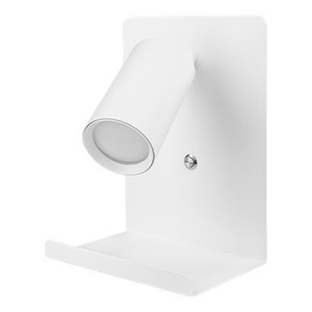 Lampa Ścienna Reflektor Kinkiet Spot do Czytania GU10 Biały Kaliso Masterled