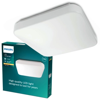 Lampa Sufitowa Plafon LED 17W 1700lm 2700K Biała Mauve Philips