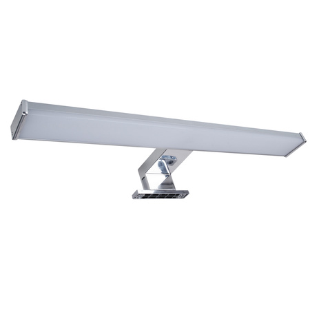 Kinkiet Ścienny LED Łazienkowy 8W 900lm 4000K Neutralna 120° Chrom IP44 ELBA Sanico Goldlux