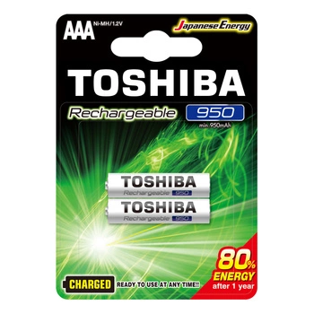 Akumulatorki Baterie TOSHIBA READY TO USE AAA 1,2V 950MAH Blister 2szt