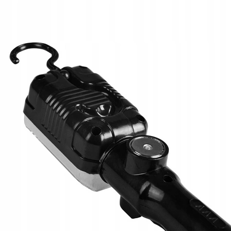 Latarka Warsztatowa Lampa Garażowa LED 230V 12W 960lm Magnes Haczyk na Kablu 5m MasterLED