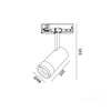 Reflektor Szynowy LED 10W 900lm CCT 60° Czarny CRI90 Nextrack Vision Kobi