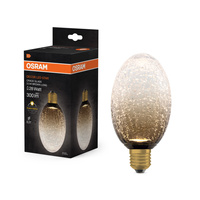 Żarówka LED E27 Owalna Mroźna 3.5W 300lm 2700K Ciepła Dekoracyjna Brązowa Osram