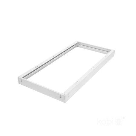 Ramka Natynkowa 45mm do Panelu LED 30x60cm Klik Biała Kobi