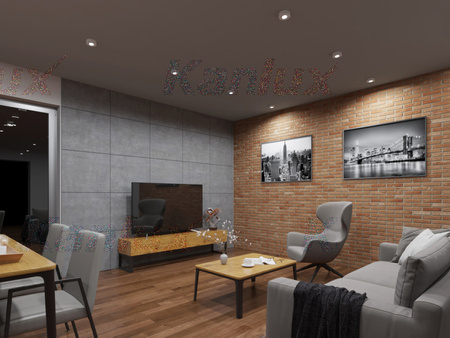 Oprawa sufitowa halogenowa MINI BORD MR16 GU10 biała IP20 Kanlux