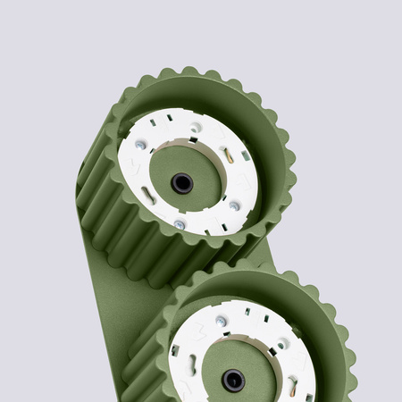 Oprawa Natynkowa 2x GX53 Aluminiowa Zielony Oliwkowy Aura Deep Space SL.1798 Sollux