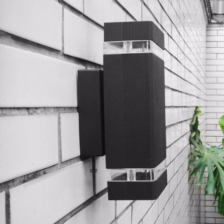 Lampa Ogrodowa Kinkiet Elewacyjny góra dół 2xGU10 VELA IP54