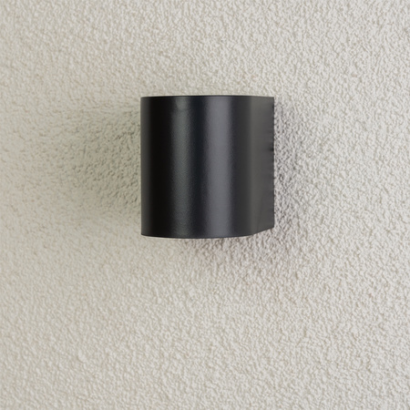 Kinkiet Ogrodowy Elewacyjny Lampa Zewnętrzna GU10 ALLIUM Czarna LUMILED