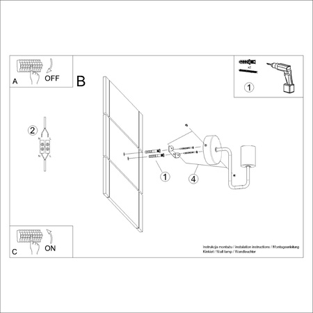 Lampa Ścienna Kinkiet 1x E27 Naturalne Drewno Biała Timbo Peach Puff SL.1664 Sollux