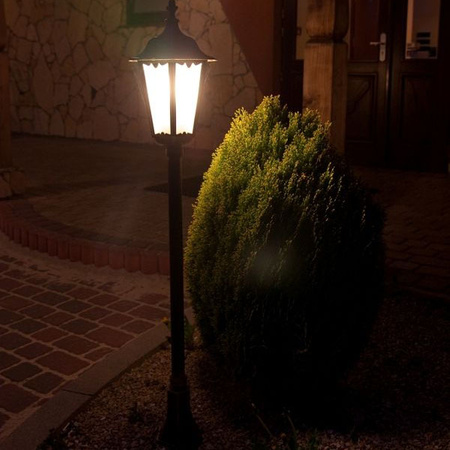Lampa Ogrodowa Zewnętrzna Słupek LATARNIA E27 Retro Classic K 5002/2 114cm czarny Su-Ma