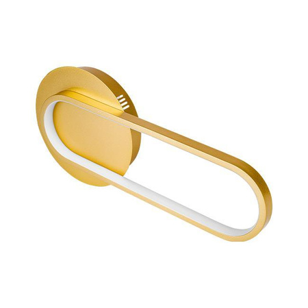Kinkiet LED Lampa Ścienna Dekoracyjna 13W 1100lm 4000K 120° Złoty 43cm Goldimo Masterled