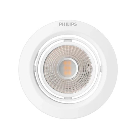 Oprawa Podtynkowa Wpuszczana LED 5W 350lm 4000K SceneSwitch Biała Pomeron Philips