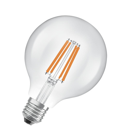 Żarówka LED G95 Kula E27 5W = 75W 1055lm 4000K Neutralna 330° Filament CLASSIC ENERGY EFFICIENCY Osram