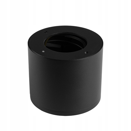 Oprawa Natynkowa LED GOLDA Halogenowa Sufitowa GX53 Tuba Okrągła Czarno - Złota