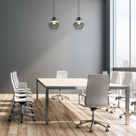 Lampa Wisząca Sufitowa CLIFF Czarna 1xE27 Milagro