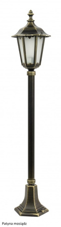 Lampa Ogrodowa Zewnętrzna Stojąca SŁUPEK Retro Midi K 5002/2/M E27 106cm Su-Ma