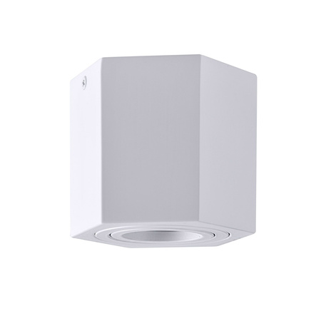 Oprawa natynkowa sufitowa Hexagon GU10 LED ruchoma SPOT biała