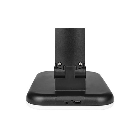 Lampka Biurkowa Stołowa Regulowana Nocna ALMA LED 12W 960lm CCT + RGB Ściemnialna Czarna MasterLED