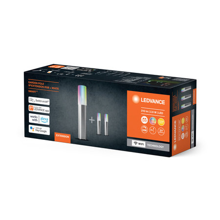 Słupki oświetleniowe LED RGB+W 3,1W SMART+ WiFi Garden 3 POLE LEDVANCE - Rozszerzenie
