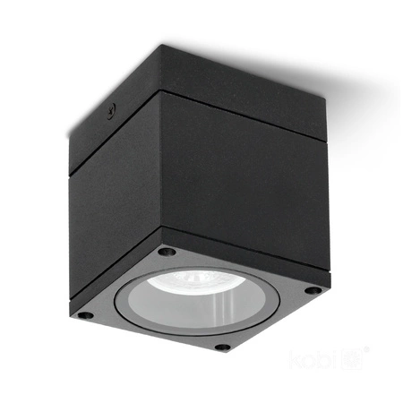 Lampa Ogrodowa Zewnętrzna Oprawa Punktowa GU10 Czarna IP54 Querk Kobi