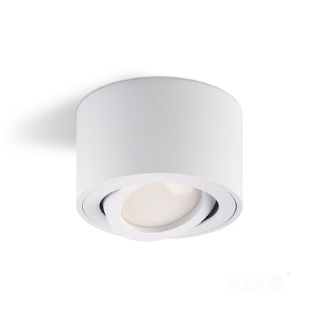 Oprawa Natynkowa Halogenowa Spot Tuba Okrągła Biała OH36 Kobi