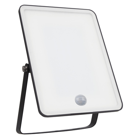 Naświetlacz LED Reflektor Zewnętrzny Lampa LED z Czujnikiem Ruchu i Zmierzchu 50W 4000K Neutralna Czarny Floodlight Osram