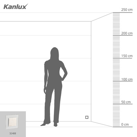 Oprawa Schodowa Dekoracyjna LED APUS 0,8W 14lm 4000K Neutralna 12V Kanlux