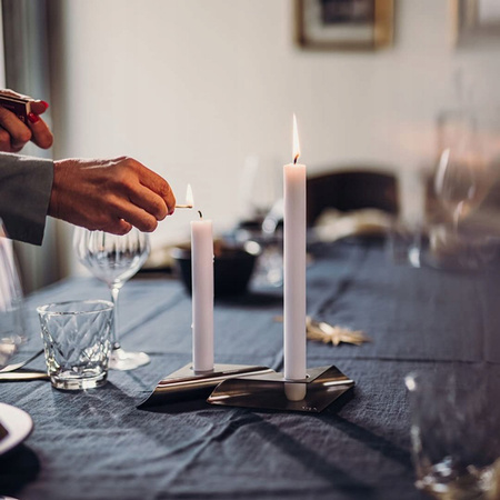 Świeca Stołowa 6 szt Tradycyjna Biała Bezzapachowa