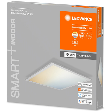 Panel LED 28W CCT SMART+ WIFI PLANON PLUS 450X450 LEDVANCE