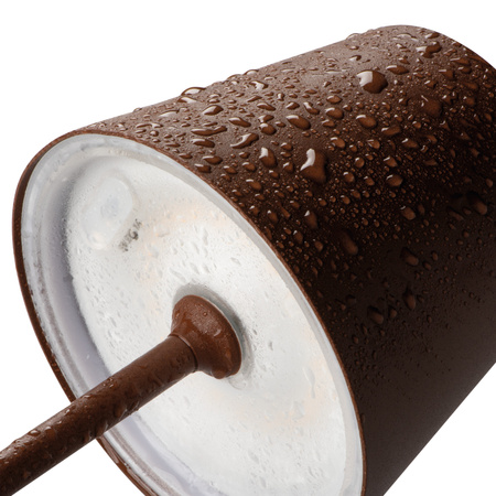 Lampa Stołowa Biurkowa LED INITA IP54 165lm Brązowa KANLUX