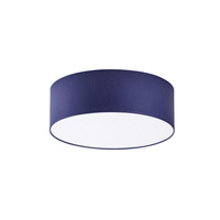 Lampa Sufitowa Plafon Oprawa RONDO GRANATOWE Okrągła Biało-Granatowa 45cm 15W 4xE27 1089 TK Lighting