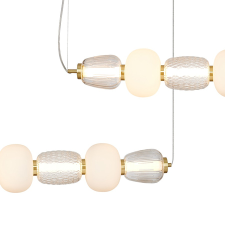 Lampa Wisząca Sufitowa CARO Złota 42W LED Milagro