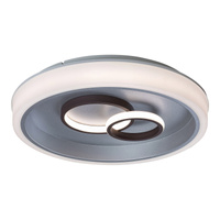 Plafon LED Lampa Sufitowa Oprawa Ścienna Natynkowa 40W 1780lm 4000K Srebrny Minimalistyczny Portia Rabalux